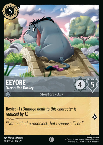Eeyore, Overstuffed Donkey (foil)