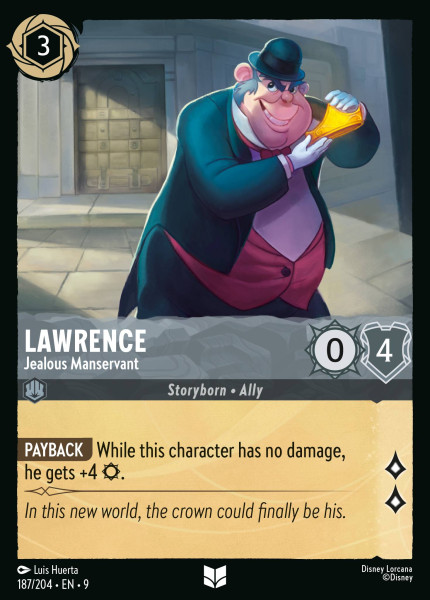 Lawrence, Jealous Manservant (foil)