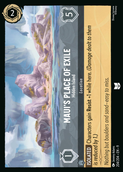 Maui's Place of Exile, Hidden Island (foil)