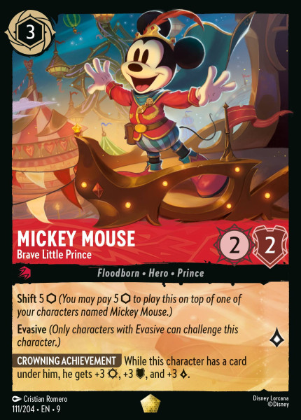 Mickey Mouse, Brave Little Prince (foil)