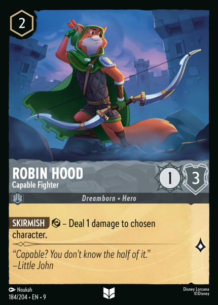 Robin Hood, Capable Fighter (foil)