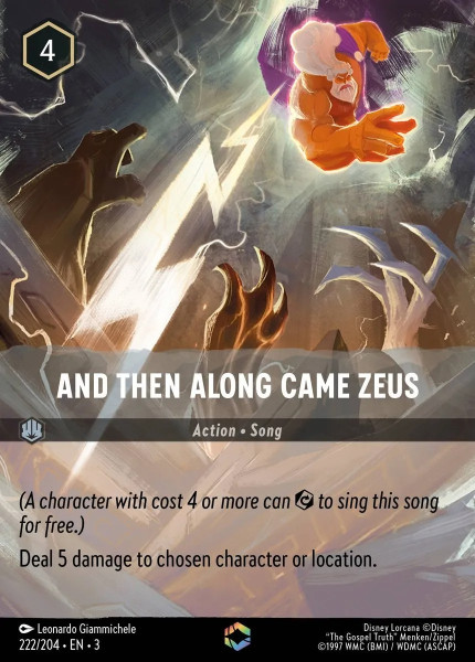 And Then Along Came Zeus (foil) (borderless)