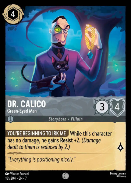 Dr. Calico, Green-Eyed Man (foil)