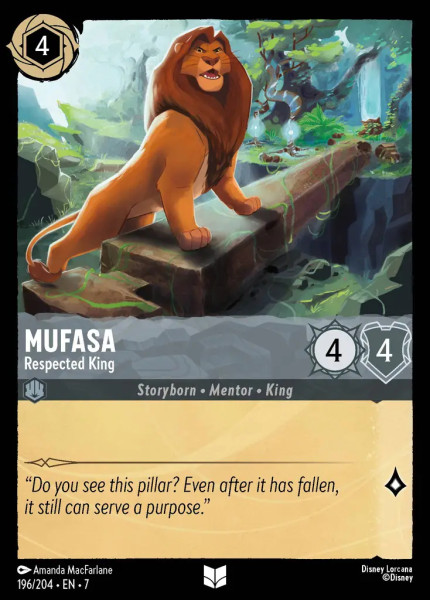Mufasa, Respected King (foil)