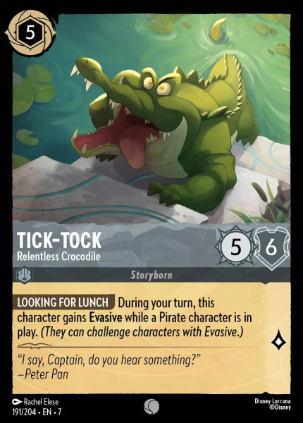 Tick-Tock, Relentless Crocodile (foil)