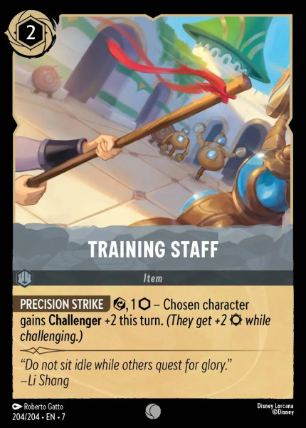 Training Staff (foil)