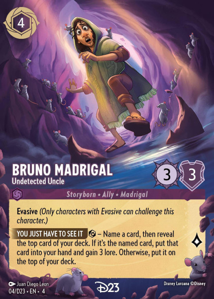 Bruno Madrigal, Undetected Uncle (foil) (borderless)