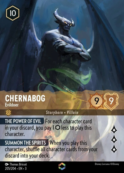 Chernabog, Evildoer (foil) (borderless)