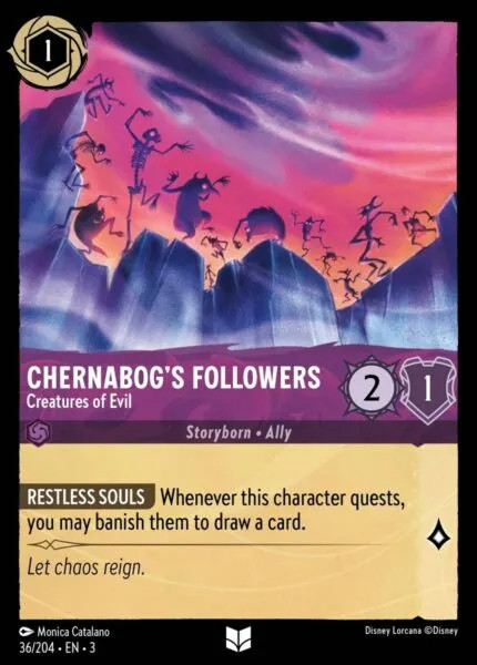Chernabog's Followers, Creatures of Evil (foil)