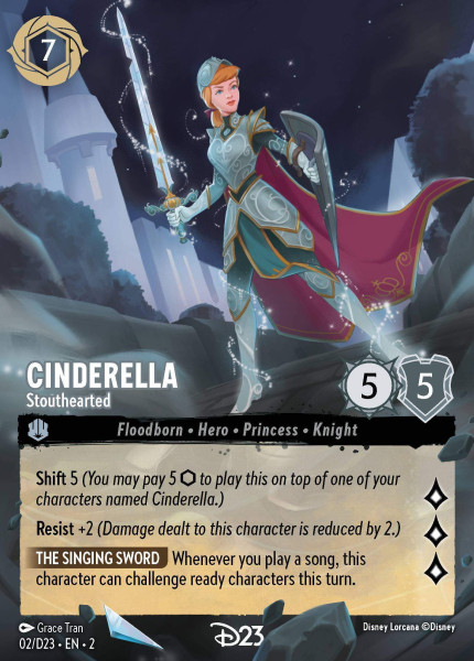 Cinderella, Stouthearted (foil) (borderless)