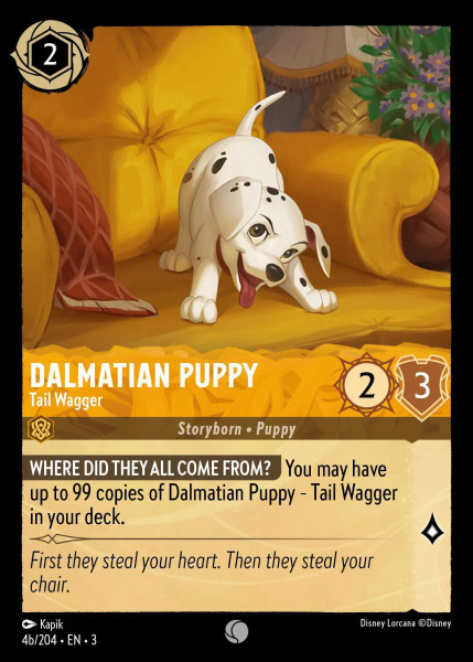 Dalmatian Puppy, Tail Wagger (b)