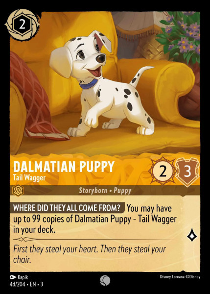 Dalmatian Puppy, Tail Wagger (d)