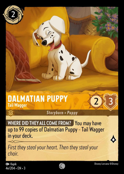 Dalmatian Puppy, Tail Wagger (e)