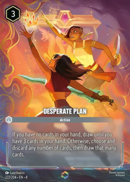 Desperate Plan (foil) (borderless)