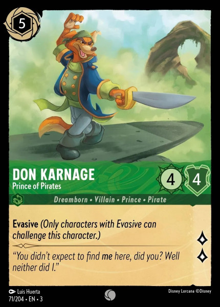 Don Karnage, Prince of Pirates (foil)