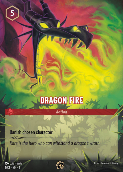 Dragon Fire (foil) (borderless)