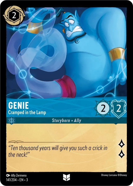 Genie, Cramped in the Lamp (foil)