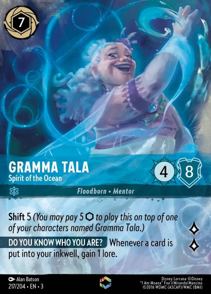 Gramma Tala, Spirit of the Ocean (foil) (borderless)