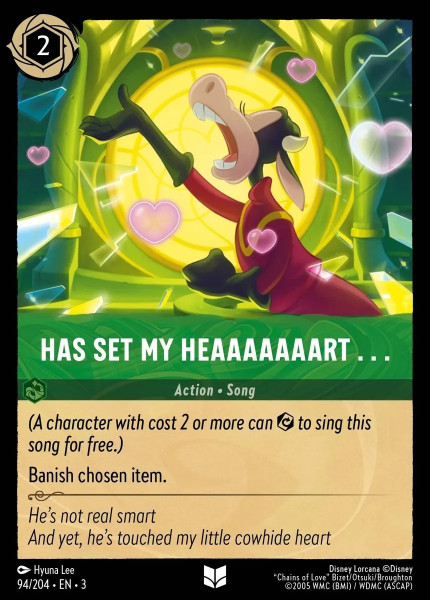 Has Set My Heaaaaaaart... (foil)