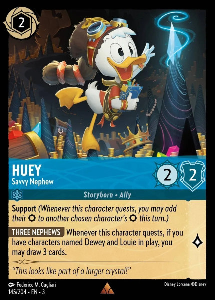 Huey, Savvy Nephew (foil)