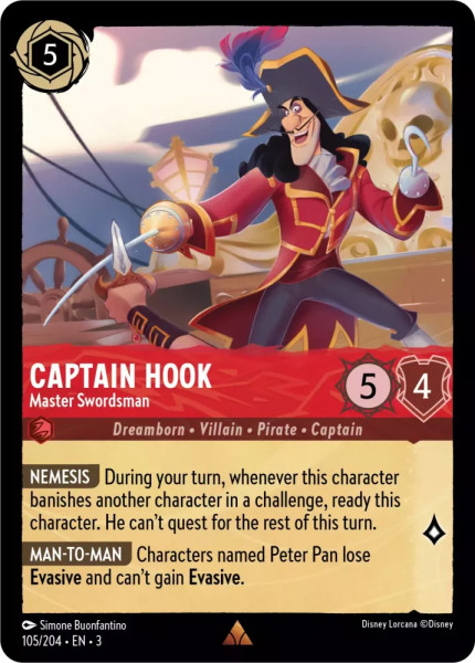 Captain Hook, Master Swordsman (foil)