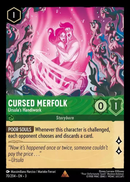 Cursed Merfolk, Ursula's Handiwork (foil)