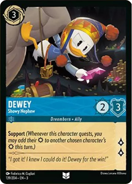 Dewey, Showy Nephew (foil)