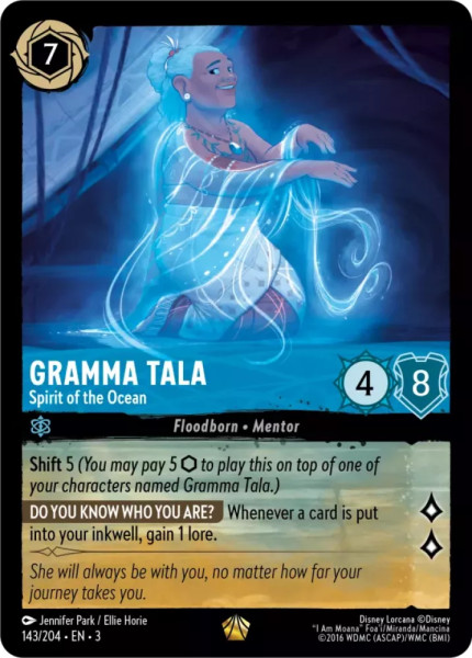Gramma Tala, Spirit of the Ocean