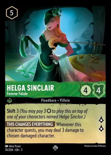 Helga Sinclair, Femme Fatale (foil)