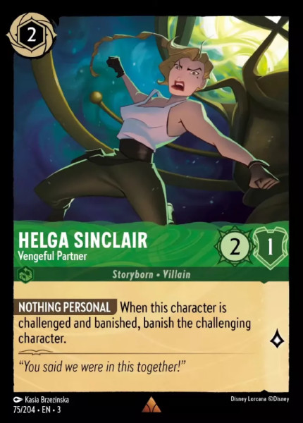 Helga Sinclair, Vengeful Partner (foil)