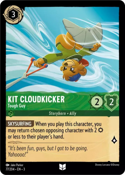 Kit Cloudkicker, Tough Guy