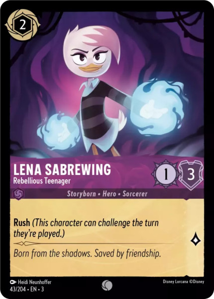 Lena Sabrewing, Rebellious Teenager (foil)