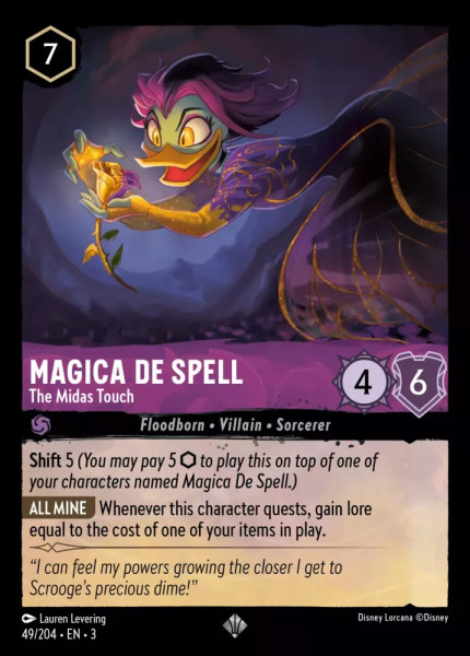 Magica De Spell, The Midas Touch (foil)