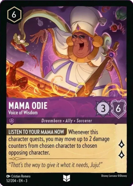Mama Odie, Voice of Wisdom