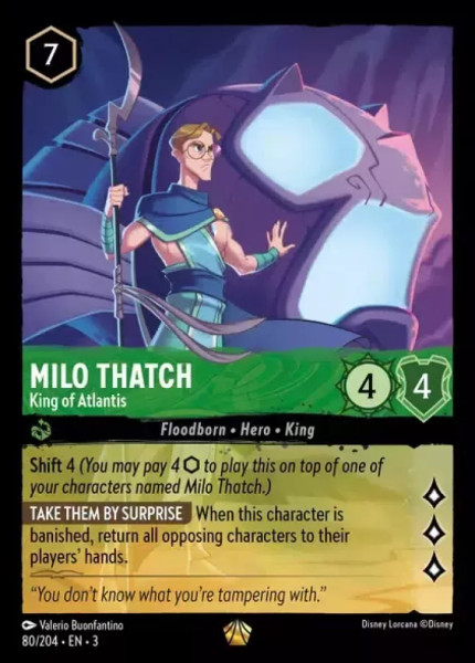 Milo Thatch, King of Atlantis (foil)