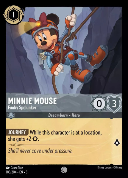 Minnie Mouse, Funky Spelunker (foil)