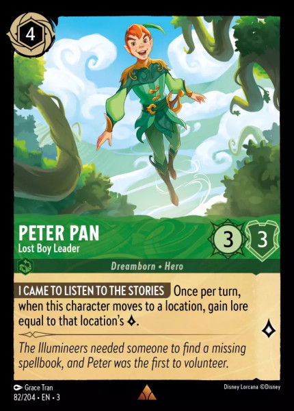 Peter Pan, Lost Boy Leader
