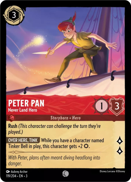 Peter Pan, Never Land Hero (foil)