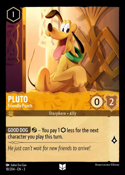 Pluto, Friendly Pooch