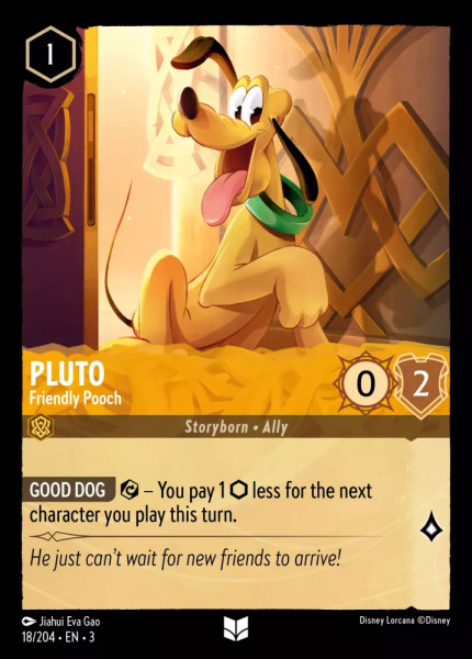 Pluto, Friendly Pooch (foil)