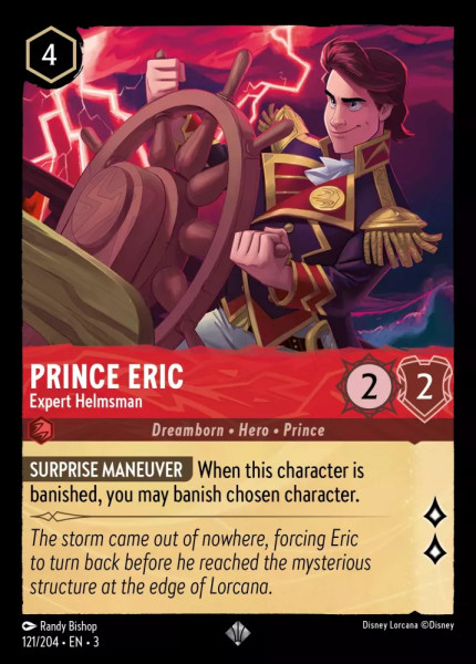 Prince Eric, Expert Helmsman