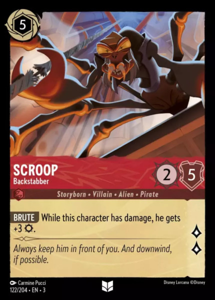 Scroop, Backstabber (foil)