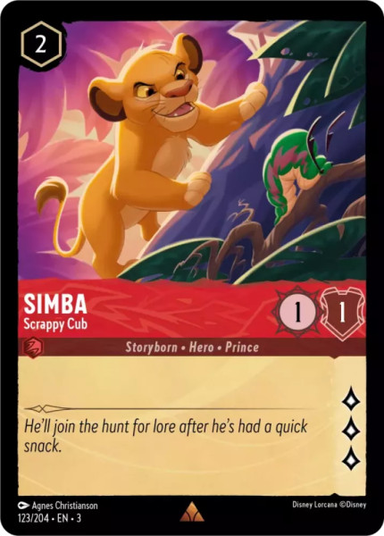 Simba, Scrappy Cub (foil)