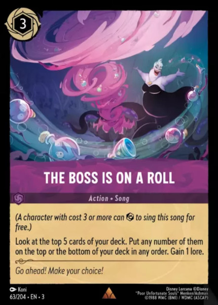 The Boss Is on a Roll (foil)