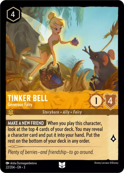 Tinker Bell, Generous Fairy (foil)