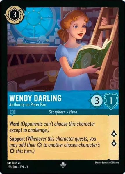 Wendy Darling, Authority on Peter Pan