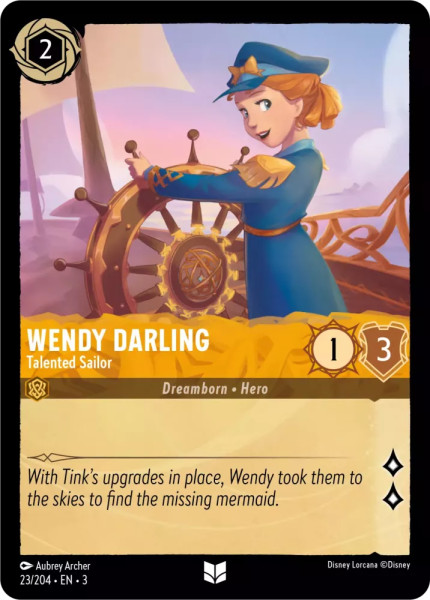 Wendy Darling, Talented Sailor