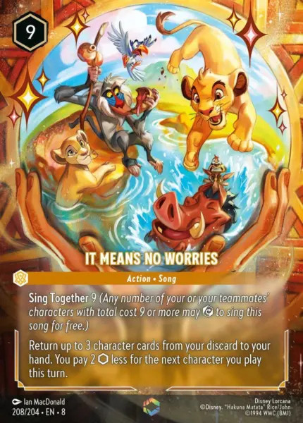 It Means No Worries (foil) (borderless)
