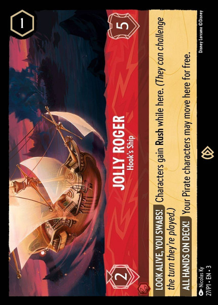 Jolly Roger, Hook's Ship (foil)