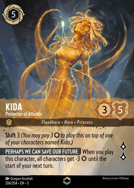 Kida, Protector of Atlantis (foil) (borderless)